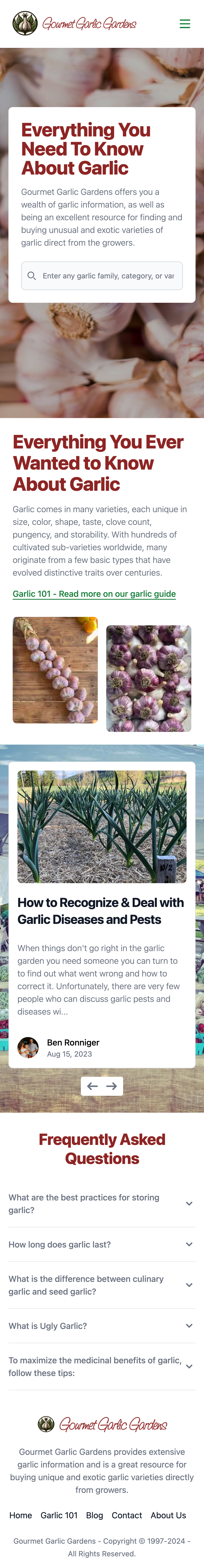 Gourmet Garlic Gardens Screenshot